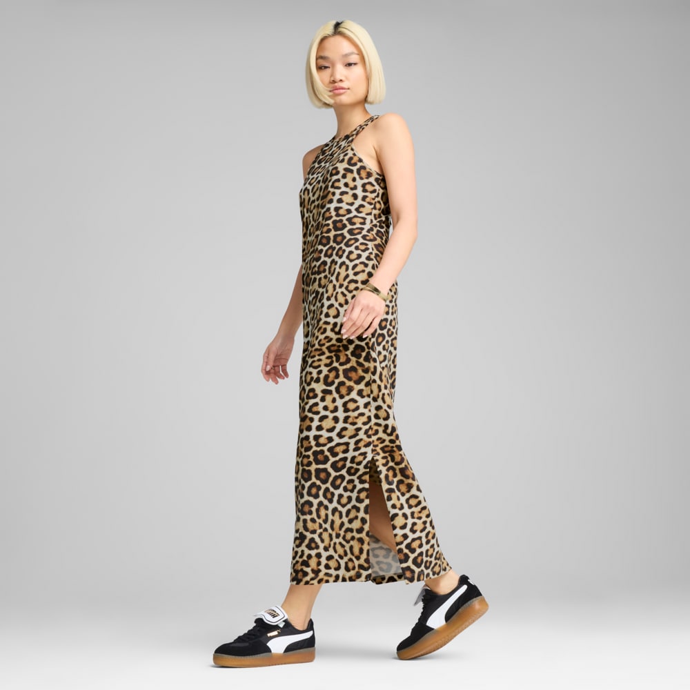 Leo Luxe Slim Aop Dress