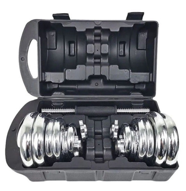 Dumbbells 20 Kg Chrome Set