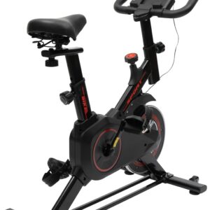 Red Stationary Exercise Bike