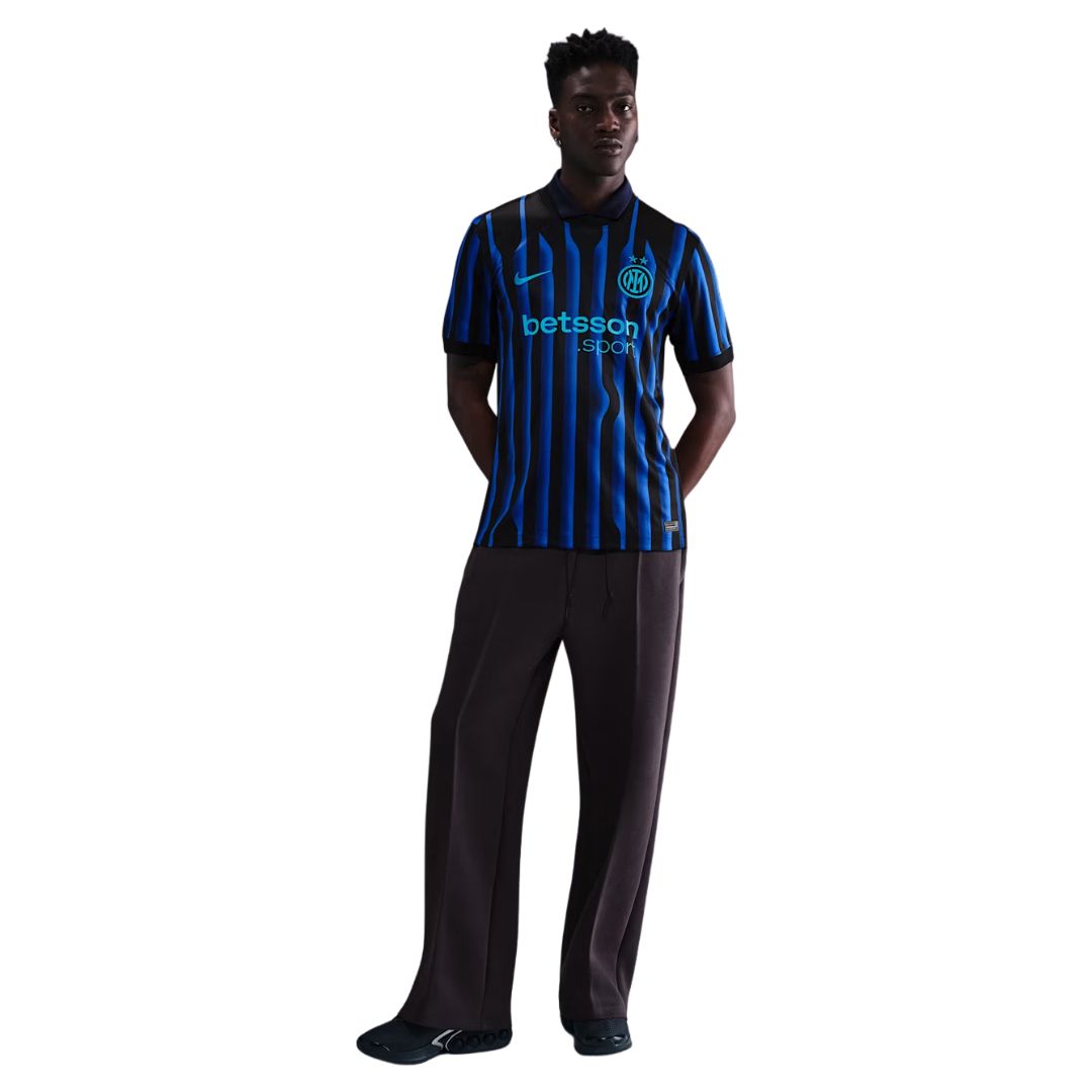 Inter Milan 2025/26 Stadium Home Dri-Fit Soccer Replica Jersey