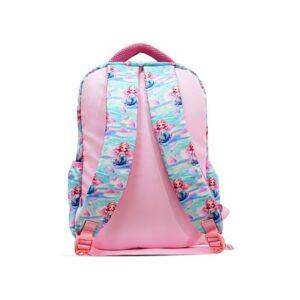 Backpack 16″ 3Zips 3D Design Girl + Key Ring